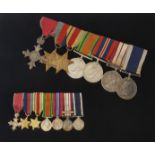 Medals, an MBE Royal Naval group of medals awarded to E.V.Browning together with miniatures.