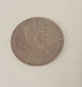 Edward VII Crowned 9 August 1902 - Alexandra Queen Consort 9 Aug 1932. Silver coin/medal