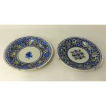 Two Delft plates, diameter approx 34cm.