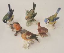 Six Goebel birds.