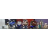 Collection of paperweights (13)