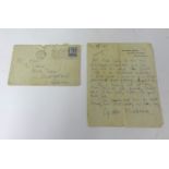 An original hand written letter signed Agatha Mallowan (Agatha Christie) dated 1966, being a