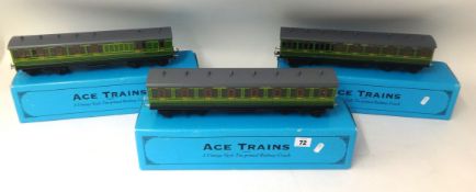 Collection of O gauge Hornby and Ace model railway including wagons and truck etc
