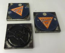1950's Pathescope cine film reel and others film reels.
