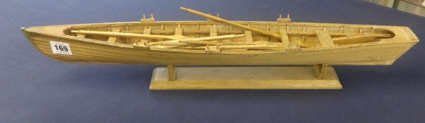 20th century wood model of a gig