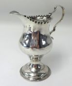 Georgian silver cream jug 77gms