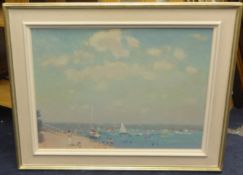 Stephen Brown RBA 'Summer Time, Dittisham' oil on canvas, signed, 46cm x 60cm (Purchased Ainscough