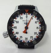 Hemer, a military stop watch, large dial diameter 46mm.