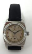 Rolex, a vintage Gents wrist watch with a small dial, with sub second dial, approx 27mm diameter.