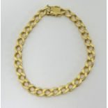 An 18ct gold bracelet, stamped .750, approx 23.60gms.