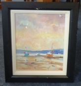 W. Eaton, three signed small watercolours, 'St. Ives', the largest 23cm x 19cm.