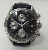 Omega, a Gents Speedmaster steel chronometer wrist watch,