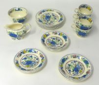A collection of various English & other mixed coins and other items including Masons china wares,