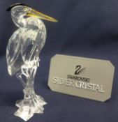 Swarovski Crystal Glass Stork.