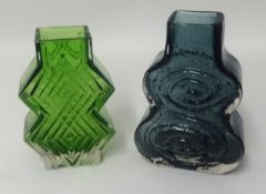 Two Whitefriars glass vases (2)