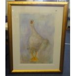 Kate Wyatt, a large signed limited edition print, 100/295, Duck.