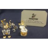 Swarovski Crystal Glass Crystal Memories Collection comprising Tricycle, Carousel, Doll, Penny