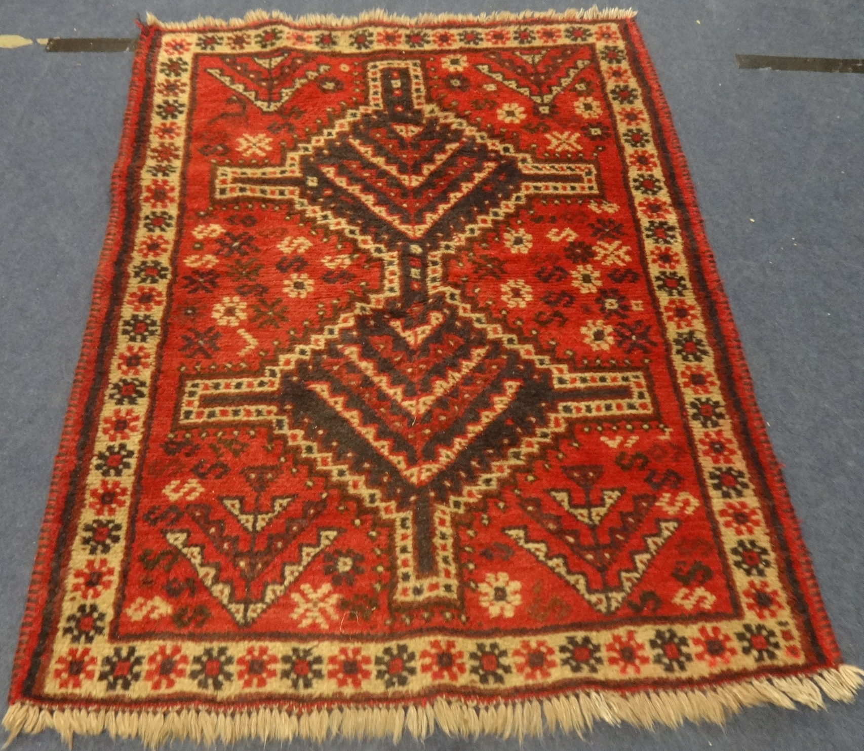 An Eastern Floor Rug and another rug (2)