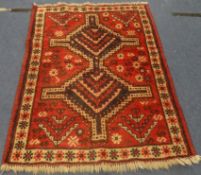 An Eastern Floor Rug and another rug (2)
