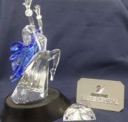 Swarovski Crystal Glass Magic of Dance Isadora Annual Edition 2002 , Certificate, SCS Plaque Adi