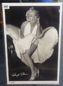 A modern photographic print Marilyn Monroe.