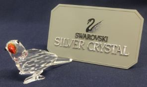 Swarovski Crystal Glass Parrot.