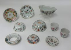 Ten pieces various Chinese porcelain 19th and early 20th century