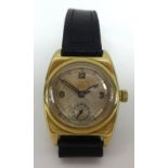 Rolex Oyster, Imperial Chronometer a 9ct gold Gents wristwatch, screw back plate numbered 42874