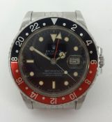 Rolex, a Gents stainless steel GMT Master II, Chronometer, Oyster Date wristwatch, with 'Pepsi'