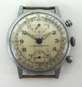Pierce, a Gents stainless steel chronometer wristwatch, back plate No96687.