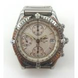 Breitling, a gents stainless steel chronometer wristwatch, case No A13050.1 141315.