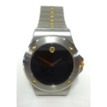 Movado, a Gents stainless steel wristwatch with quartz movement.