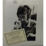 John Lennon, a limited edition print signed by Kieran 'Spud' Murphy, with certificate.