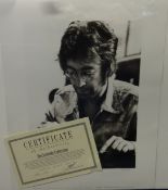 John Lennon, a limited edition print signed by Kieran 'Spud' Murphy, with certificate.