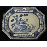 Blue and White plater, 42.5cm