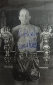 Henry Cooper signed photographic postcard.