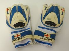 David Seamen, a pair of Goalkeeper gloves. Provenance David Seaman gave these gloves to the owners