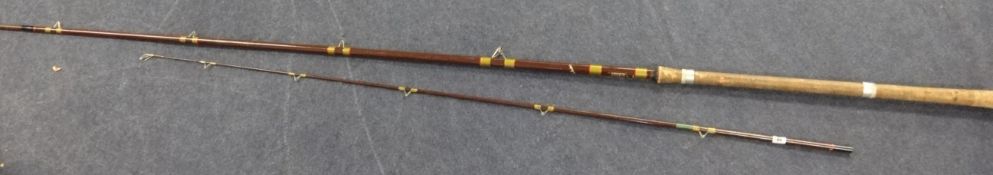 Hardy, A 'Trotter', three piece rod, with cloth bag.