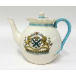 W.H.Goss, a tea pot with Plymouth crest.