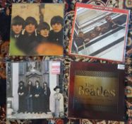 Collection of vinyl records (albums) including 'The Beatles1962-1966', 'Beatles for Sale' and 'The