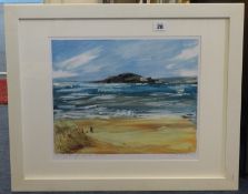 Various decorative prints to include signed prints, Jane Vaughan 'View of Burr Island' etc.