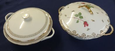 Two Limoges bowls