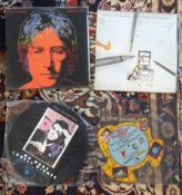 Collection of vinyl records (albums) including John Lennon 'Heart play' unfinished ,Ringo Starr '