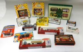 A quantity of diecast model cars including Matchbox etc (the contents of two boxes)