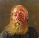 Robert Lenkiewicz (1941-2002) early oil on canvas, 'Albert', this is possibly a portrait of