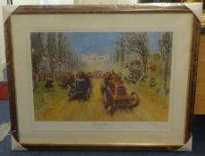 Terence Cuneo, signed limited edition print 'The Grand Brie' No 65/750, 50cm x 77cm.