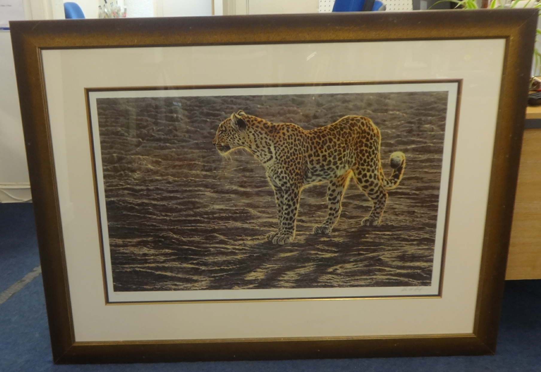 Alan Hunt 'Okavanga Apparition', signed limited edition print no 4/250, 55cm x 90cm. - Image 2 of 2