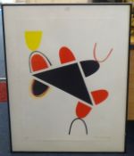 Sir Terry Frost (1915-2003), signed limited edition artists proof, 'Abstract' 77cm x 58cm.