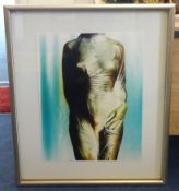 Nuni Ryder A pair modern 1990's limited edition prints 'Gold and Silver'