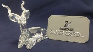 Swarovski Crystal SCS Members 1994 " Inspiration Africa"The Kudu.